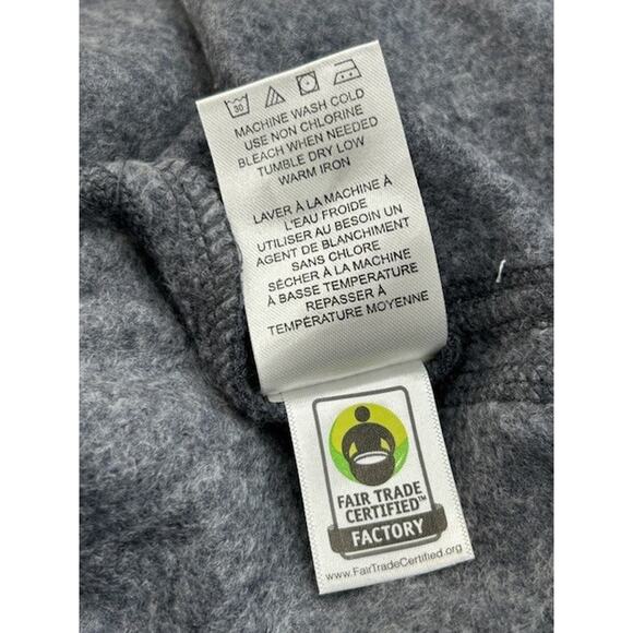 NWOT Old Ranch Mens Ecoths 1/4 Zip Pullover Long Sleeve Fleece Lined Blue Size M - Picture 6 of 9